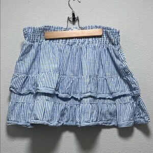 Vineyard Vines Blue Striped Women's Skirt Size XL